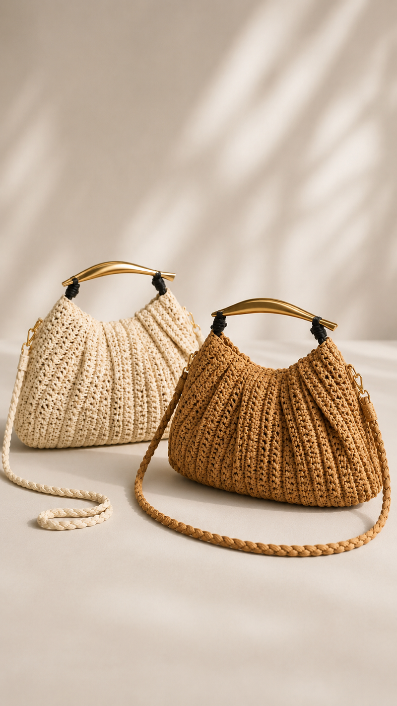 Bag Paille Dorée